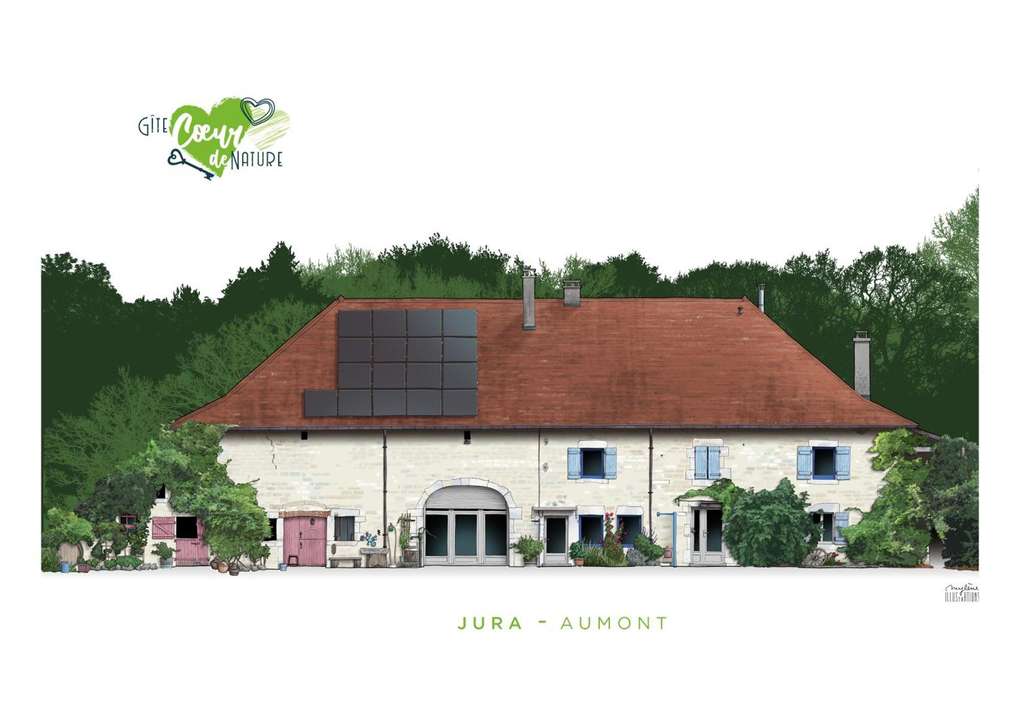 Gite Coeur De Nature Abergement-le-Grand Eksteriør bilde